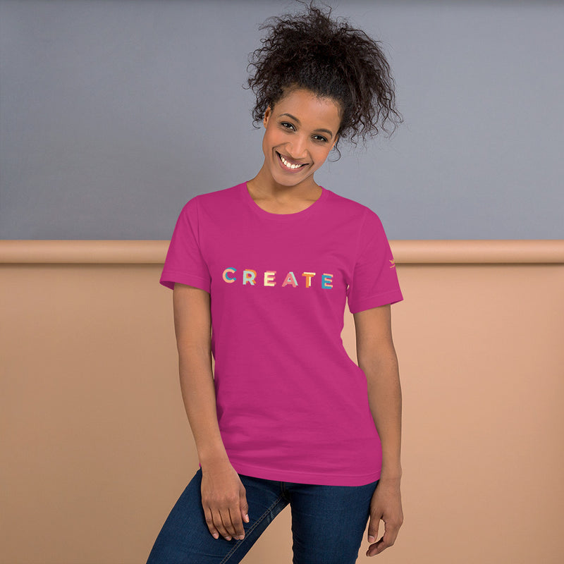 "CREATE" Short-Sleeve Unisex T-Shirt